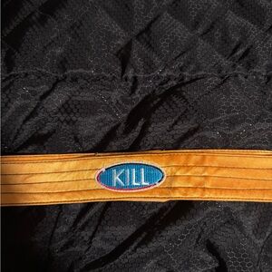 Kill bill belt for Halloween costume